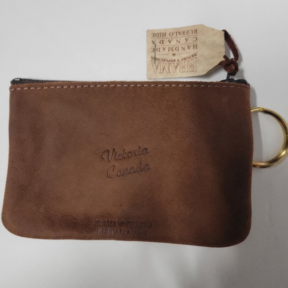 BRAMA Buffalo HIDE Keychain Wallet NWT - Picture 3 of 8